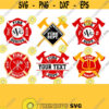 Firefighter Svg Firefighter Monogram Svg Fire Dept Svg Fireman Svg Dad Shirt Svg Fathers Day Svg Cricut File Silhouette Dxf Png Jpeg Design 385