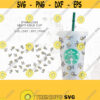 Fireflies Starbucks 24 oz cold cup Seamless logo wrap SVG mason jar Coffee lover SVG DIY gifts starbucks lover Design 273