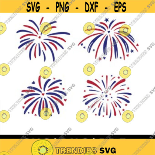 Fireworks 4th of july SVG PNG PDF Cricut Cricut svg Silhouette svg Usa Firework America svg Fireworks svg Patriotic Day svg Design 2005