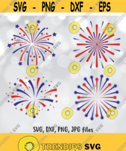 Fireworks SVG 4th of July svg Independence Day svg USA Party svg American Firework svg Freedom svg Stars and Stripes svg Design 242