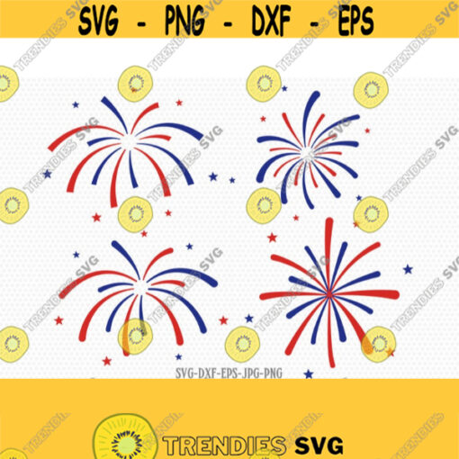 Fireworks svg usa svg Fourth of July SVG 4th of July Svg Patriotic SVG America Svg Cricut Silhouette Cut File svg dxf eps Design 465