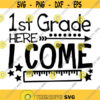 First Grade Graduate Svg Quarantined Svg Virtual Graduate 2020 1st Grade Last Day of School Funny Shirt Svg File for Cricut Png Dxf.jpg