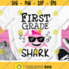 First Grade Shark Svg Back To School Svg 1st Grade Svg Teacher Svg Dxf Eps Png Girls Svg 1st Day of School Cut Files Silhouette Cricut Design 213 .jpg
