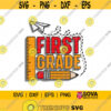 First Grade png 1st Grade png Back to School png First Day of School School Teacher png svg Printable Sublimation Cut File Cricut Design 388.jpg