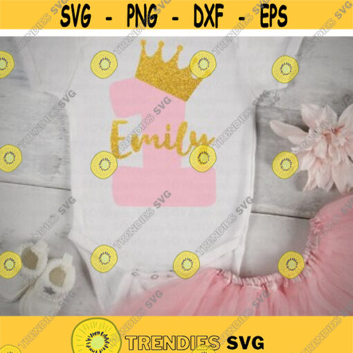 First birthday svg 1st birthday svg One year old svg eps dxf one svg birthday girl svg Cut file Clipart Cricut Silhouette Shirt Design 45.jpg