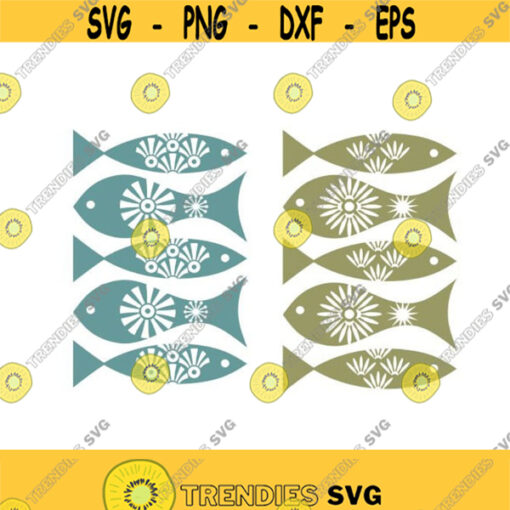 Fish Nouveau Print Cuttable Design SVG PNG DXF eps Designs Cameo File Silhouette Design 2021