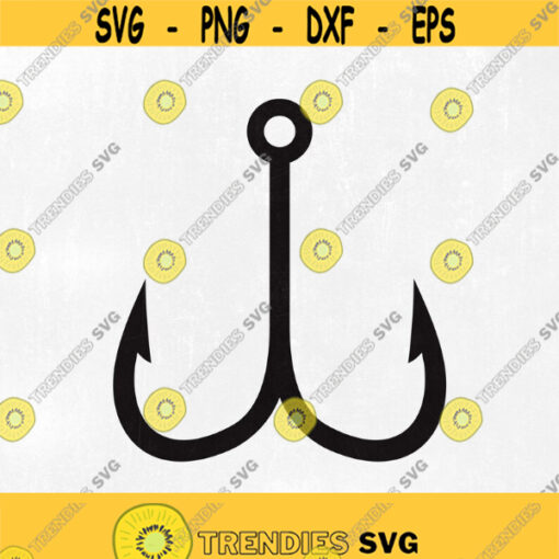 Fishing Hook SVG File Digital Download for Cricut and Silhouette includes svg dxf eps png cdr ai files formats. Design 194
