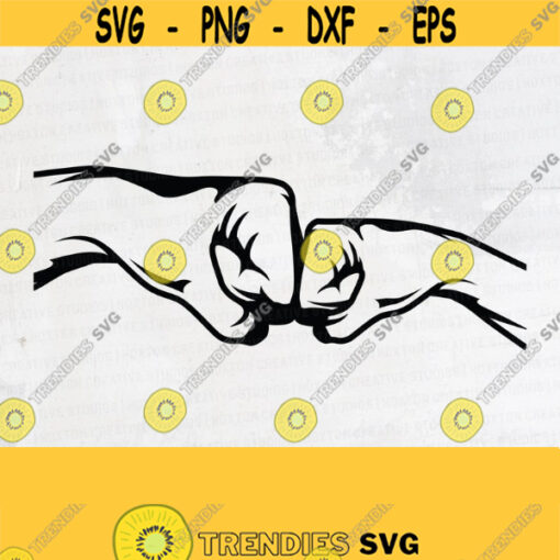 Fist Bump Svg Papa and Grandson Svg Father And Son Svg Daddy Svg Son Svg Cut File Silhouette Cut FileDesign 548