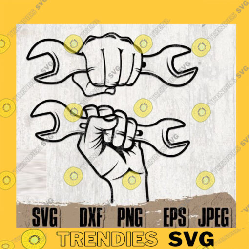 Fist Mechanic svg Fist svg Mechanic Clipart Mechanic Cutfile Mechanic png Wrench svg Wrench Clipart Mechanic Dad svg Wrench Cutfile copy