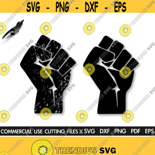 Fist SVG Power Fist Svg Black Power Fist SVg Afro Svg Punch Svg Hand Svg Black Lives Matter Svg Silhouette Cricut Design 152