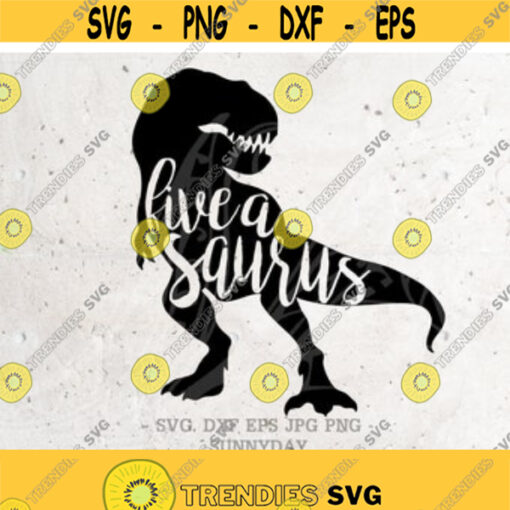 Five A Saurus Svg File DXF Silhouette Print Vinyl Cricut Cutting SVG T shirt Design Five a Saurus Birthday svgdinosaur svg png dxf Design 13