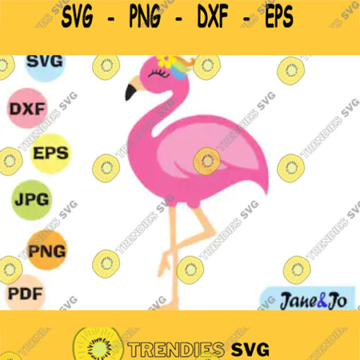 Flamingo SVG Flamingo Clip art Pink Flamingo Vector Cute Summer SVGFlamingo silhouette Dxf Png EPS Pdf Jpg files circut cut files