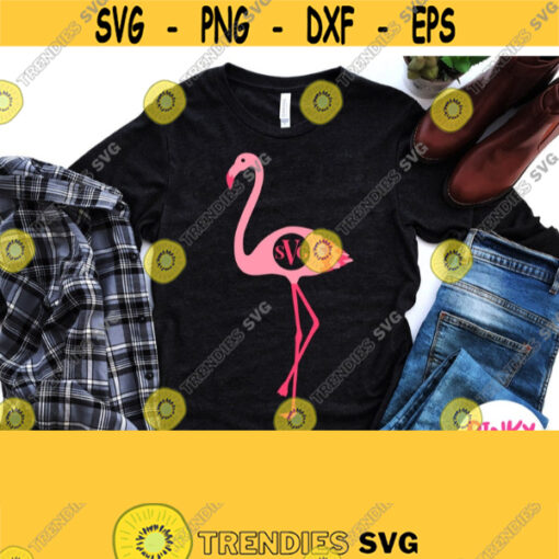 Flamingo Svg Flamingo Monogram Svg Baby Flamingo Shirt Svg Dxf Png Pdf Jpg Eps Girl Shirt Svg File Cricut Design Silhouette Cut Image Design 715