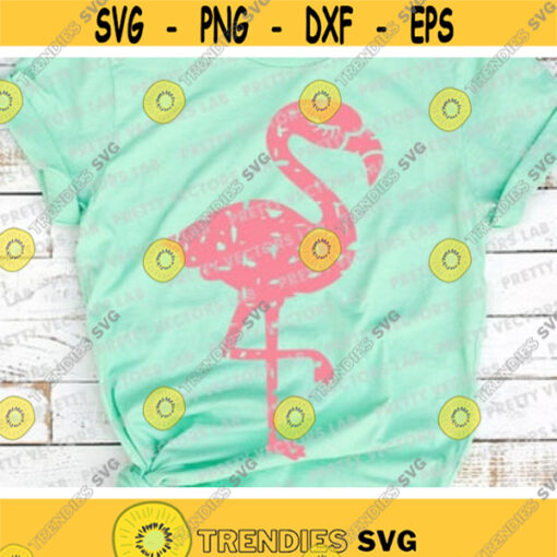 Flamingo Svg Grunge Flamingo Svg Summer Svg Dxf Eps Distressed Svg Beach Girls Shirt Design Birthday Svg Cricut Silhouette Cut Files Design 753 .jpg