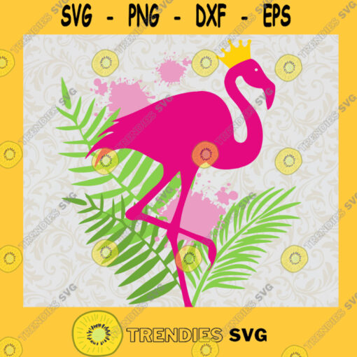 Flamingo Svg Pink Flamingo Svg Cute Animal Svg Flower Flamingo Svg