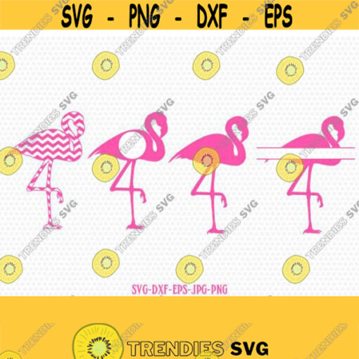 Flamingo monogram frame Flamingo svg pink Flamingo Monogram svg Bird svg summerframe clipart Cricut download svg jpg png dxf Silhouette Design 332
