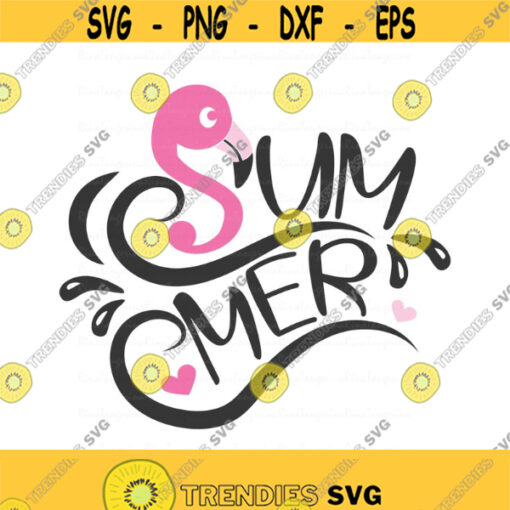 Flamingo svg summer svg png dxf Cutting files Cricut Funny Cute svg designs print for t shirt quote svg Design 355