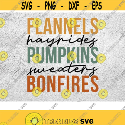 Flannels Hayrides Pumpkins Vintage PNG File for Sublimation Fall Sublimation Autumn Thanksgiving October eps dxf eps png vector 300dpi Design 201