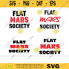 Flat Mars Society SVG Occupy the Solar System mars svg planet svg sailor mars space svg alien svg solar system svg Flat Mars Society copy