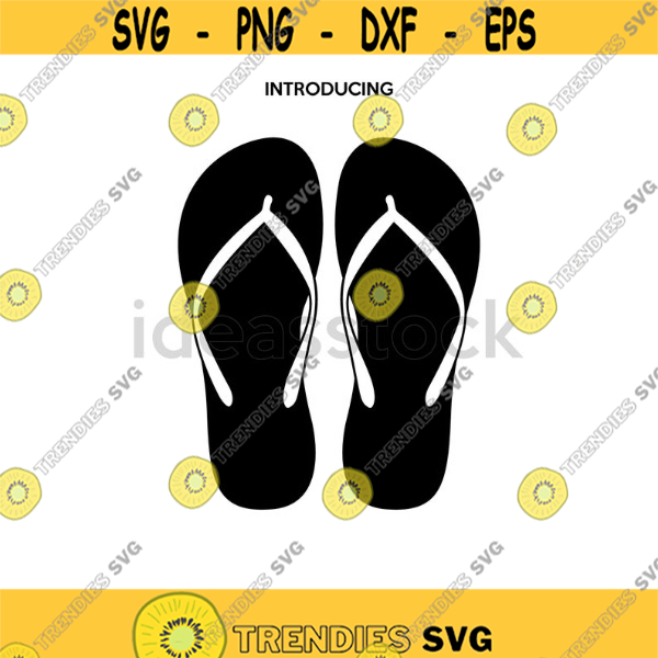 Summer SVG - Flip Flops SVG. Slippers SVG. Flip Flops Cricut. Flip ...
