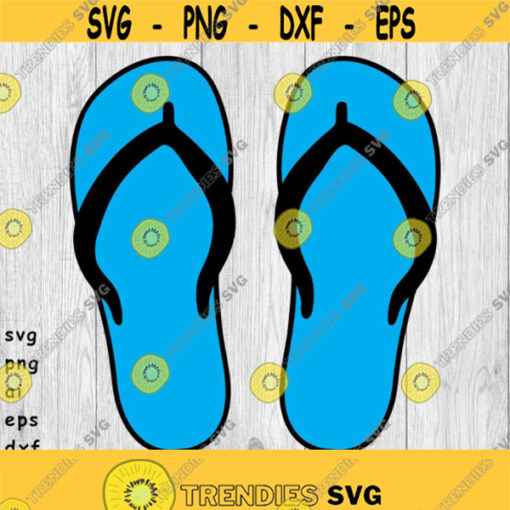 Flip Flops Sandals svg png ai eps dxf DIGITAL FILES for Cricut CNC and other cut or print projects Design 210