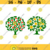 Florida Lime Tree Orange Cuttable Design SVG PNG DXF eps Designs Cameo File Silhouette Design 1512
