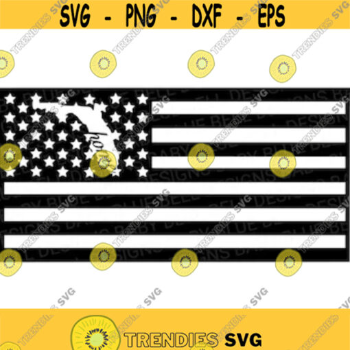 Florida SVG American Flag Cut File Florida Home PNG Digital Download for Cricut Great for Stickers T Shirts