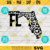 Florida SVG State Leopard Cheetah Print svg png jpeg dxf Small Business Use Vinyl Cut File 2670