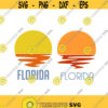 Florida Sun Cuttable Design SVG PNG DXF eps Designs Cameo File Silhouette Design 1381