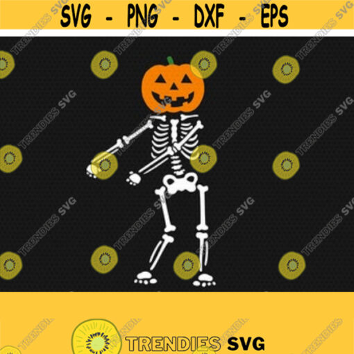 Flossing Skeleton SVG Funny Halloween halloween skeleton svg Halloween Svg CriCut Files svg jpg png dxf Silhouette cameo Design 126