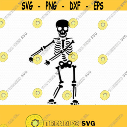 Flossing Skeleton SVG Funny Halloween halloween skeleton svg Halloween Svg CriCut Files svg jpg png dxf Silhouette cameo Design 84