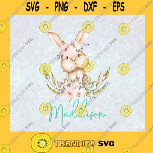 Flower Bunny Svg Little Bunny Svg Happy Easter Day Svg Easter Bunny Svg