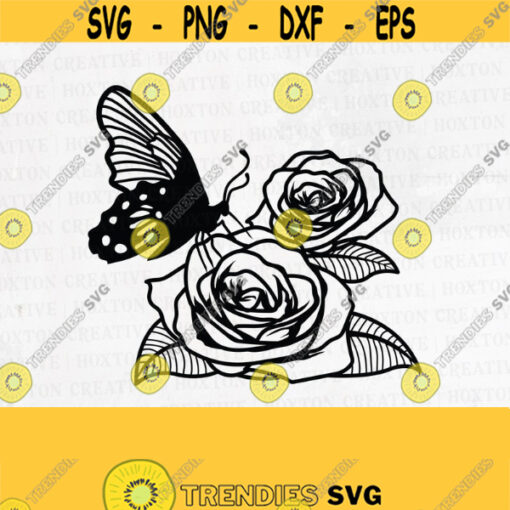 Flower Butterfly Svg Butterfly Clipart Floral Svg Flowers Svg Butterfly Clipart Flowers Clipart Insect SvgDesign 641