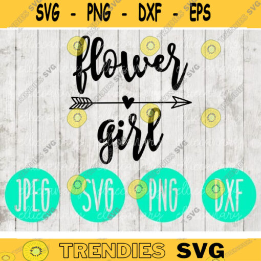 Flower Girl svg png jpeg dxf Bridesmaid cutting file Commercial Use Wedding SVG Vinyl Cut File Bridal Party 570