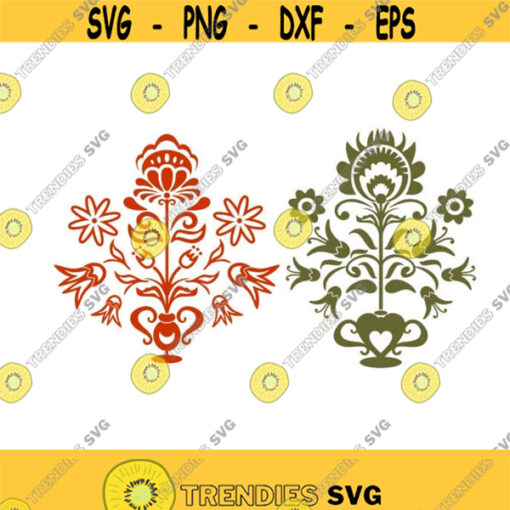 Flower Pattern Cuttable Design SVG PNG DXF eps Designs Cameo File Silhouette Design 1267