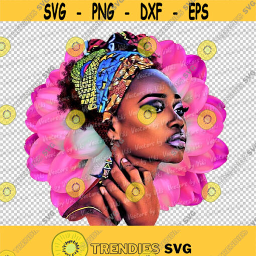 Flower Power Black Girl Magic African American Woman Afro Hair Black Women Dream Melanin Queen JPG PNG Digital File