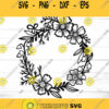 Flower Wreath SVG Svg Dxf Eps Jpeg Png Ai Pdf Cut File Flower svg Flower svg file Wreath Svg Wreath Clipart svg files