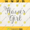 Flower girl SVG flower girl dxf png eps print and cut file SilhouetteCricut wedding svg Design 502