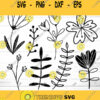 Folk Flower Bundle SVG Svg Dxf Eps Jpeg Png Ai Pdf Flower Svg Flower Svg File Flower Bundle Svg Flower Clipart Svg Files