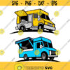 Food Truck Cuttable SVG PNG DXF eps Designs Cameo File Silhouette Design 339