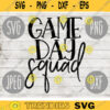 Football Game Day Squad svg png jpeg dxf Commercial Cut File Football Wife Mom Parent High School Gift Fall 550