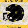 Football Helmet SVG Football Helmet Clipart Football Helmet Silhouette Cricut Files Svg Png Eps Jpg Instant Download Design 128