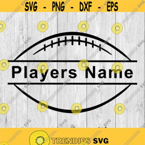 Football Logo that YOU Personalize svg png ai eps dxf DIGITAL Files for Cricut CNC and other cut or print projects Design 299