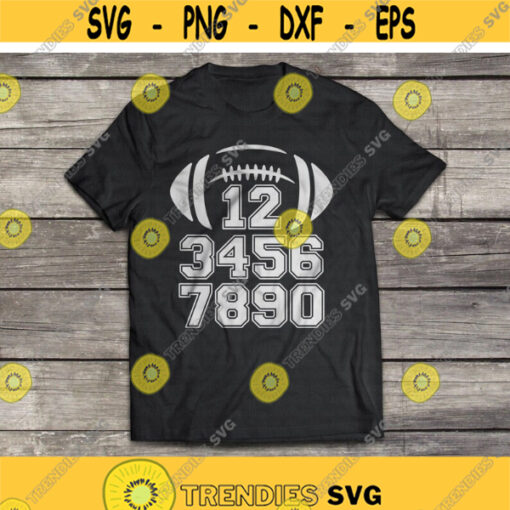 Football Number svg Football Player Numbers svg Football svg Football Shirt svg dxf png Print Cut File Cricut Silhouette Download Design 1176.jpg