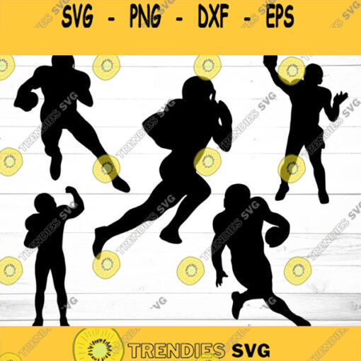 Football Player SVG Bundle Football Silhouette Svg Cut File Footballer Svg Football Cut File Footballer Cut File for Cricut