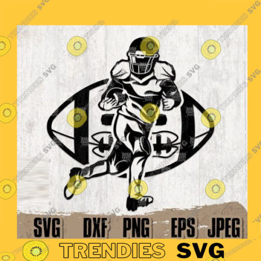 Football Player svg 3 Football Player png Football Cutfile Football Digital Download Football Shirt svg Football dxf Football Stencil copy