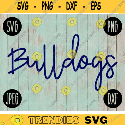 Football SVG Bulldogs Game Day Sport Team svg png jpeg dxf Commercial Use Vinyl Cut File Mom Life Parent Dad Fall School Spirit Pride 1221