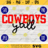Football SVG Cowboys Yall yall Sport Team svg png jpeg dxf Commercial Use Vinyl Cut File Mom Life Parent Dad Fall School Spirit Pride 142