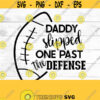 Football SVG Daddy slipped one past the defense SVG baby announcement fall baby football baby new baby digital download Design 91