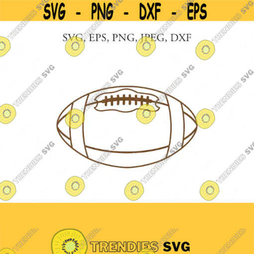 Football SVG Football Football Cricut Football Clipart Football Cut Files Sport SVG Football Silhouette Cricut Silhouette Cut Files